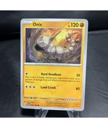 Onix Non-Holographic Common Lot Nacli Nickit Flittle Pokémon TCG Paradox 4 - £1.47 GBP