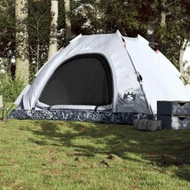 vidaXL Camping Tent 5-Person White Blackout Fabric Quick Release - $8,076.29 MXN