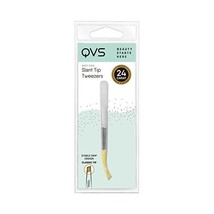 QVS Easi View Tweezer with 24 Carat Gold Plating Stainless Steel Slant Tip  - $12.00