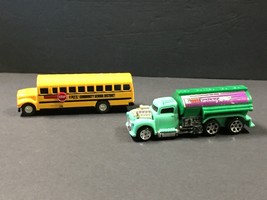 Vintage Played with Truck and Bus ERTL and Mattel/Hot Wheels #MQ108 - $6.60