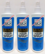 ( LOT 3 ) P.Silk.Salon Soft Hold Hair Spray Argan &amp; Coconut Oils 12 Oz Each - $25.73