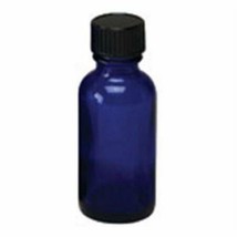 Frontier Natural Products 8670 Cobalt Blue Boston Round Bottle With Cap - $12.24
