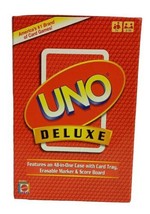 UNO Deluxe Card Game Mattel 2007  Ages 7+  2 to 10 Players - $9.95