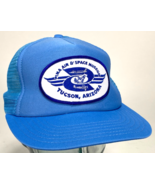 PIMA Air &amp; Space Museum Hat-Tucson AZ-Snapback Cap-Blue-Patch-Mesh Back-VTG - $28.86 CAD