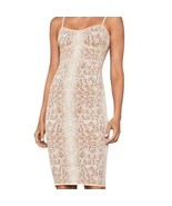 Bcbg Max Azria Knit Bodycon Sexy Snakeskin Pencil Cocktail Dress NWT XXS - $48.51