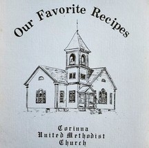 Favorite Recipes Corinna Methodist Church Maine Cookbook 1981 PB VTG DWLL - $24.99