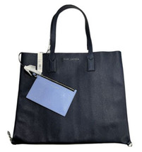 NWT Marc Jacobs Wingman Reversible Leather Tote XLarge BLUE + Pouch Adju... - £328.84 GBP