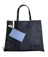 NWT Marc Jacobs Wingman Reversible Leather Tote XLarge BLUE + Pouch Adju... - £329.19 GBP