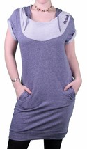 Bench UK Casual Donna Westerly Pile Maglione Abito W Cappuccio BLSA1297 Nwt - $41.24