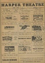 Harper Theatre Movie Poster 1952 Kansas Martin Lewis Grant Kirk Douglas ... - $27.79