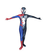 Spider-Man Superhero Cosplay Venom Half Raimi Spider Suit Unisex Kid Cos... - £29.01 GBP