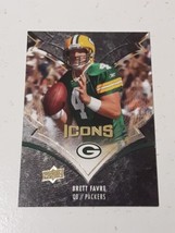 Brett Favre Green Bay Packers 2008 Upper Deck Icons Card #34 - £0.77 GBP