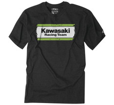 Factory Effex Men&#39;s Kawasaki Legend Tee Shirt T-Shirt Heather Charcoal XL - £23.86 GBP