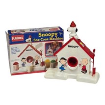 1980&#39;s Playskool Snoopy Sno-Cone Machine w/ Original Box Vtg Peanuts The... - $33.37