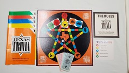 1984 Texas Trivia Board Game Cities Sports Entertainment Legends Complete Set - £9.47 GBP