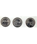 Washington Quarters Coin 3 D American Women, E.Mankiller,M. Angelou, S.Ride - $12.30 CAD