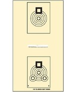IBS100BR 100 Yard Bench Rest Targets, (100) Light Paper, 8&quot; x 15.5&quot;,  SH... - £15.81 GBP