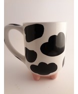 Boston Warehouse Udderly Cow Figural Mug Anti-Slip silicone Feet Cup 20o... - $13.85