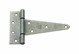 National Hardware  6&#39;&#39; in. L Heavy Duty T Hinge  Galvanized  Steel  2PK - £18.79 GBP