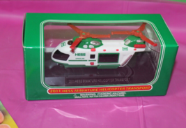 Hess 2011 Miniature Helicopter Transport Holiday Toy Christmas Gift In Box - $17.81