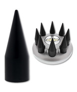 2003-2015 Chevy GMC Full Size Pickup Truck Black Spike Lug Nut Wheel Cov... - €1,69 EUR