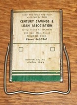Old Advertising Pocket Mirror Trinidad Colorado Newton Iowa Ia Savings Loan Vtg - £18.52 GBP