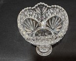 Stunning Antique AMERICAN BRILLIANT PERIOD Cut Crystal Punch Bowl Base /... - $63.65