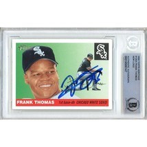 Frank Thomas Auto 2004 Topps Heritage Variant Chicago White Sox BAS Autograph - £237.01 GBP