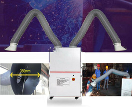 TECHTONGDA Movable Soldering Fume Extractor Absorber 2Suction Smoke Purifier220V - £1,259.40 GBP