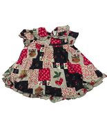 Baby Girls 18M KLOZ Patchwork Cherry Pie Patchwork Fruit Ruffle Dress Ma... - $24.75