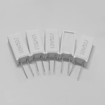 5Pcs 10W Vertical Cement Resistor Series Resistance Value: 0.01 Ohm-300K Ohm - £3.12 GBP+