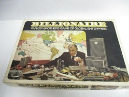 1973 Parker Brothers Billionaire Board Game 100% Complete Vintage - £23.73 GBP