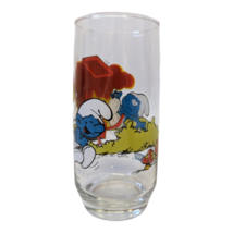 Vintage 1982 Payo SMURFS Collectors Drinking Glass &#39;JOKEY &#39; :-) - £7.99 GBP