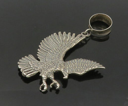 LIBERTY C.C. NAVAJO 925 Sterling Silver - Vintage Flying Eagle Pendant - PT14464 - £143.14 GBP