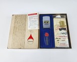 Vintage 1975 Zippo Slim Gift Set Unfired OM Asphalt Paving Flints &amp; Flui... - $247.49