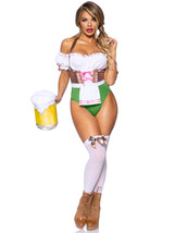 2 PC Flirty Fraulein  includes peasant top snap crotch bodysuit with sat... - £72.65 GBP