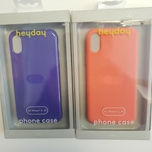 Heyday Lot of 2 Phone Case Covers for Apple iPhone X or XS Orange &amp; Purple - £5.02 GBP