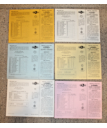 6 Lionel Postwar Phonograph Instruction Sheets NICE - $50.00