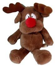 Vintage Russ Berrie Plush Moose Named Radar is 11 inches tall - £13.55 GBP