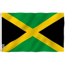 Anley Fly Breeze 3x5 Foot Jamaica Flag - Jamaican National Flags Polyester - £5.80 GBP