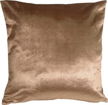 Milano 20x20 Light Brown Decorative Pillow, with Polyfill Insert - £31.93 GBP