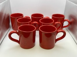 Set of 7 MAMMA RO Classic Collection Red Mugs - £110.61 GBP