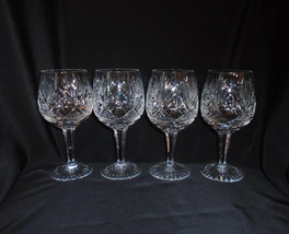 Royal Doulton Rochelle Crystal Water Goblets Glasses Set of Four 1973-1987 - £58.33 GBP