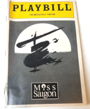 April 1991 Miss Saigon Playbill The Broadway Theatre Lea Salonga Premiere ? - £101.23 GBP