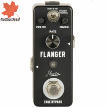 Rowin LEF-312 Flanger Vintage Analog Flanger w/ Static Filter Micro Guitar Pedal - $29.80