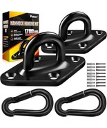 1700 lb Capacity 2PCS M10 Stainless Steel Pad Eye Hooks No snap hooks - $446.62 MXN