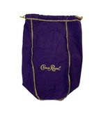 Crown Royal Pouch Purple  Bag Drawstring Bottle Large Barware Decor u - £6.80 GBP