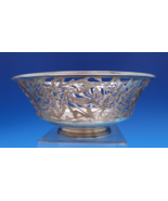 Whiting Sterling Silver Nut Serving Bowl with pierced Maple Leaves #1104... - $1,342.54 CAD