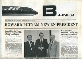 Braniff International B-Liner October 1981 Howard Putnam New President - £17.10 GBP