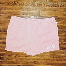 Abound Shorts Pink Candy Long Beach Women Raw Hem Size 3X Pockets  Elast... - $12.87